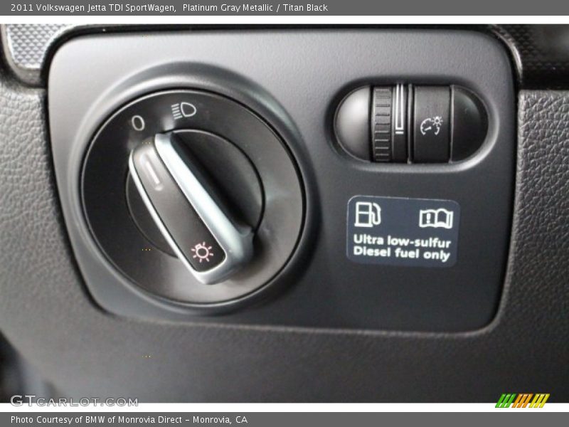 Platinum Gray Metallic / Titan Black 2011 Volkswagen Jetta TDI SportWagen