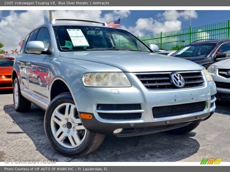 Blue Silver Metallic / Anthracite 2005 Volkswagen Touareg V8