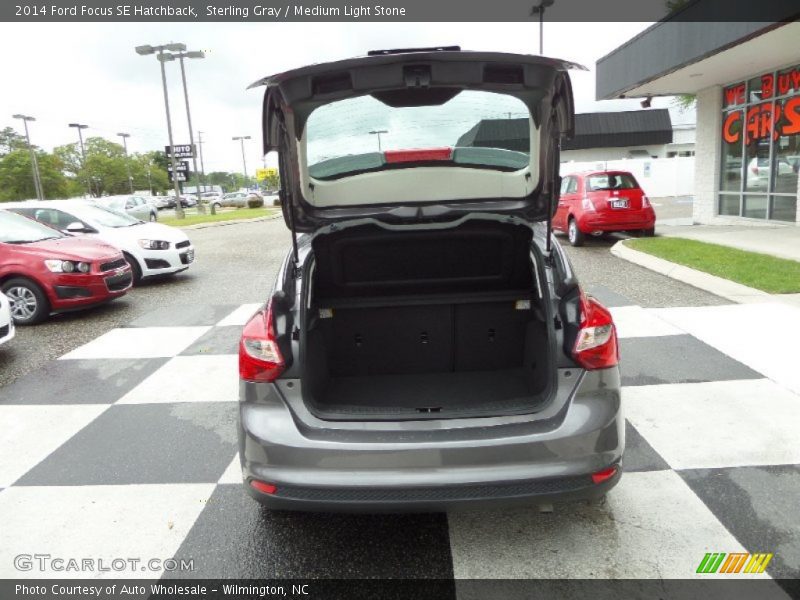 Sterling Gray / Medium Light Stone 2014 Ford Focus SE Hatchback