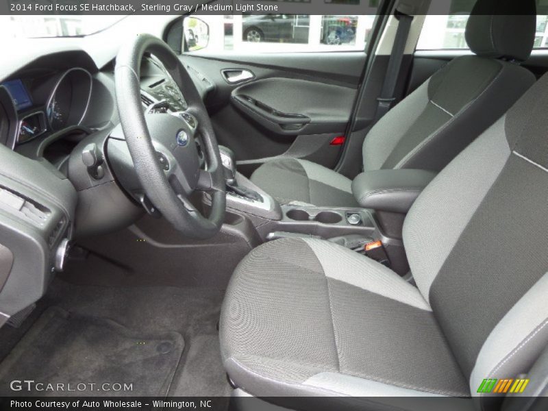 Sterling Gray / Medium Light Stone 2014 Ford Focus SE Hatchback