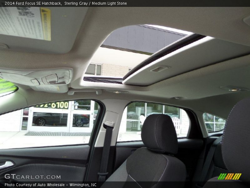 Sterling Gray / Medium Light Stone 2014 Ford Focus SE Hatchback
