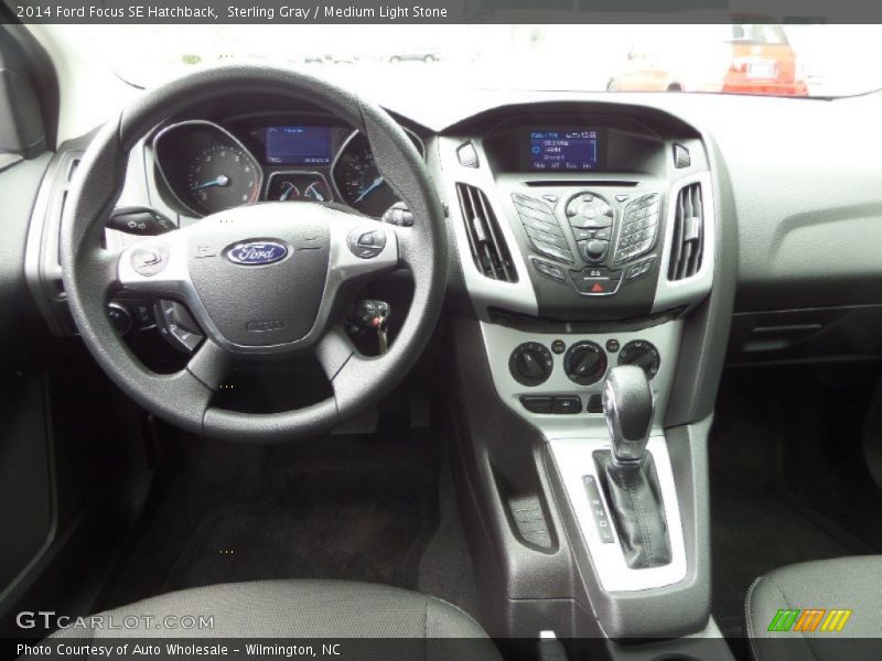 Sterling Gray / Medium Light Stone 2014 Ford Focus SE Hatchback