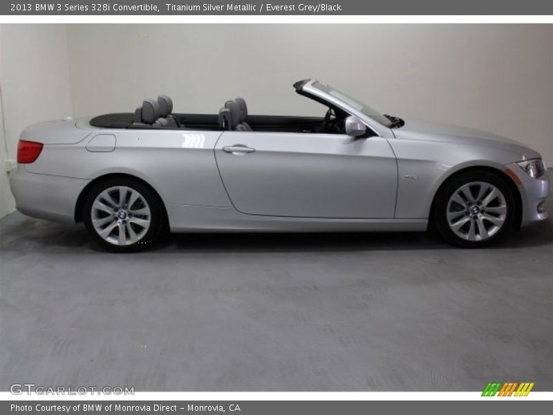 Titanium Silver Metallic / Everest Grey/Black 2013 BMW 3 Series 328i Convertible