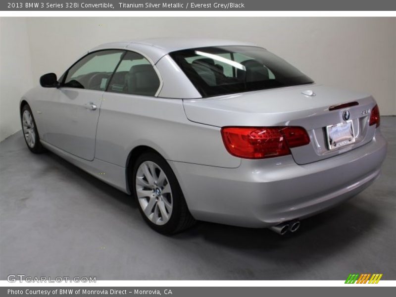 Titanium Silver Metallic / Everest Grey/Black 2013 BMW 3 Series 328i Convertible