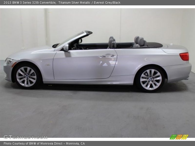 Titanium Silver Metallic / Everest Grey/Black 2013 BMW 3 Series 328i Convertible