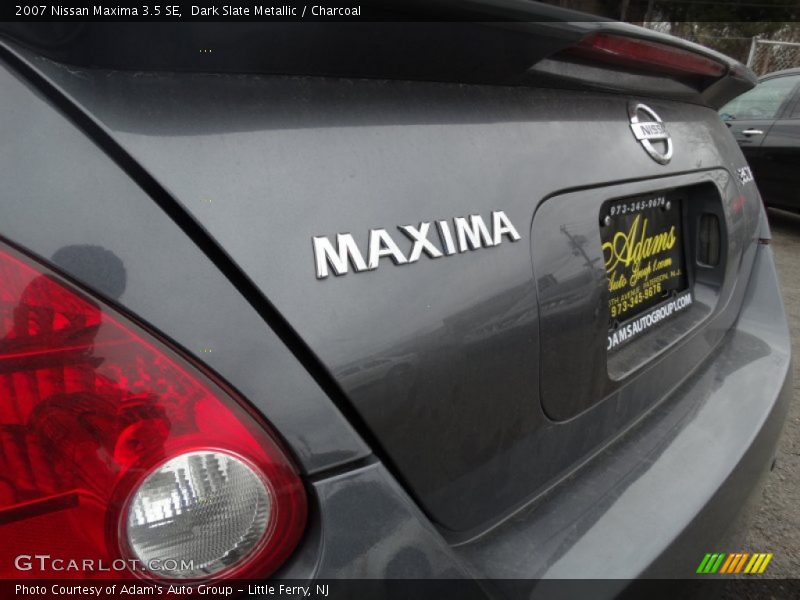 Dark Slate Metallic / Charcoal 2007 Nissan Maxima 3.5 SE