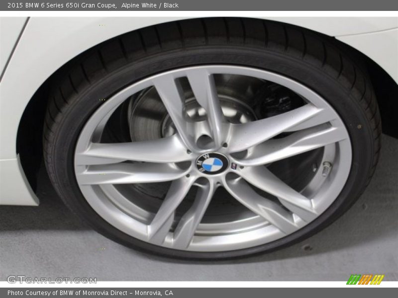 Alpine White / Black 2015 BMW 6 Series 650i Gran Coupe