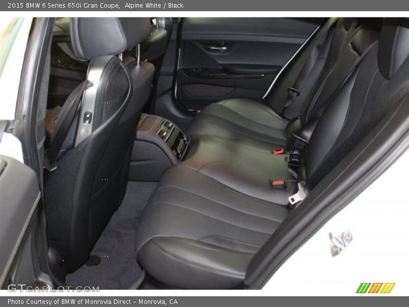 Alpine White / Black 2015 BMW 6 Series 650i Gran Coupe