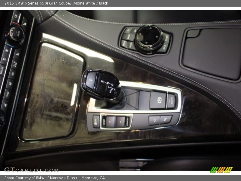 Alpine White / Black 2015 BMW 6 Series 650i Gran Coupe