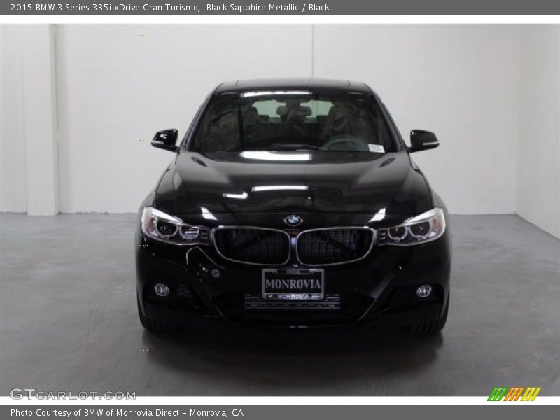 Black Sapphire Metallic / Black 2015 BMW 3 Series 335i xDrive Gran Turismo