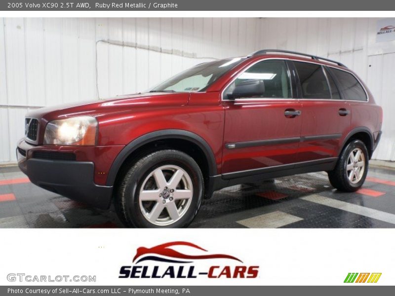 Ruby Red Metallic / Graphite 2005 Volvo XC90 2.5T AWD