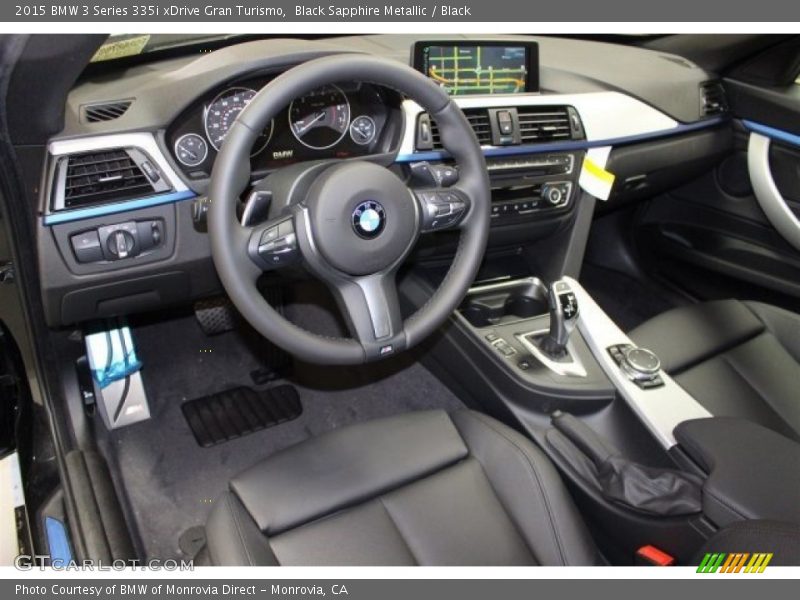 Black Interior - 2015 3 Series 335i xDrive Gran Turismo 