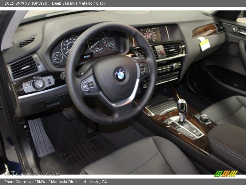 Black Interior - 2015 X3 sDrive28i 