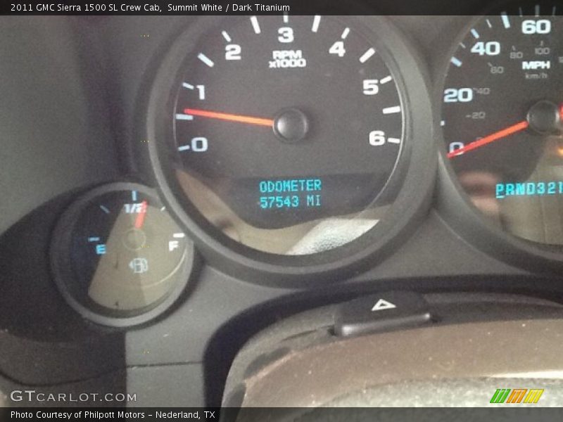 Summit White / Dark Titanium 2011 GMC Sierra 1500 SL Crew Cab