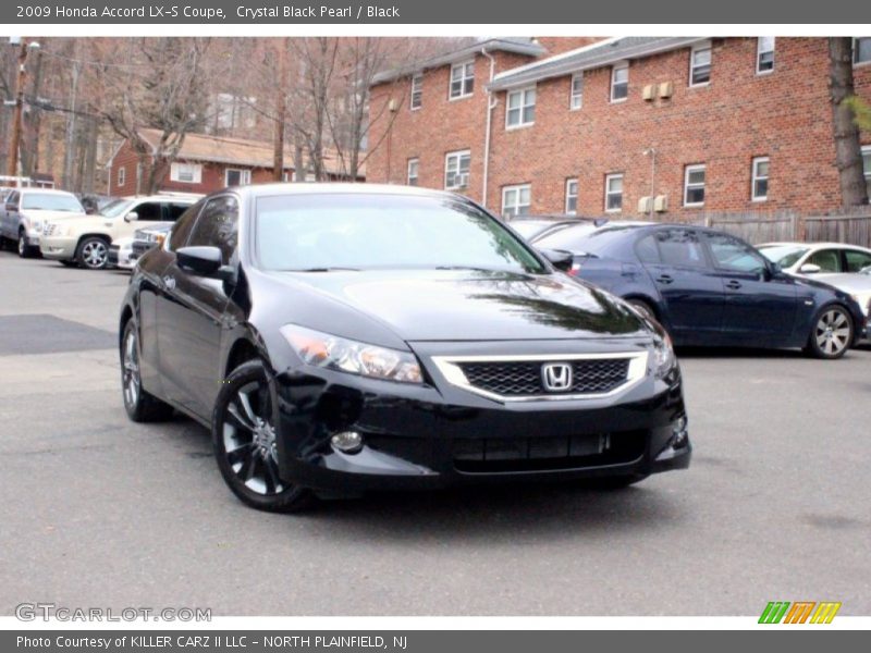 Crystal Black Pearl / Black 2009 Honda Accord LX-S Coupe