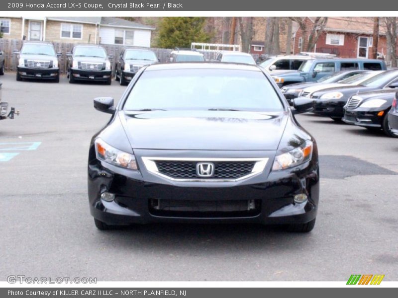 Crystal Black Pearl / Black 2009 Honda Accord LX-S Coupe