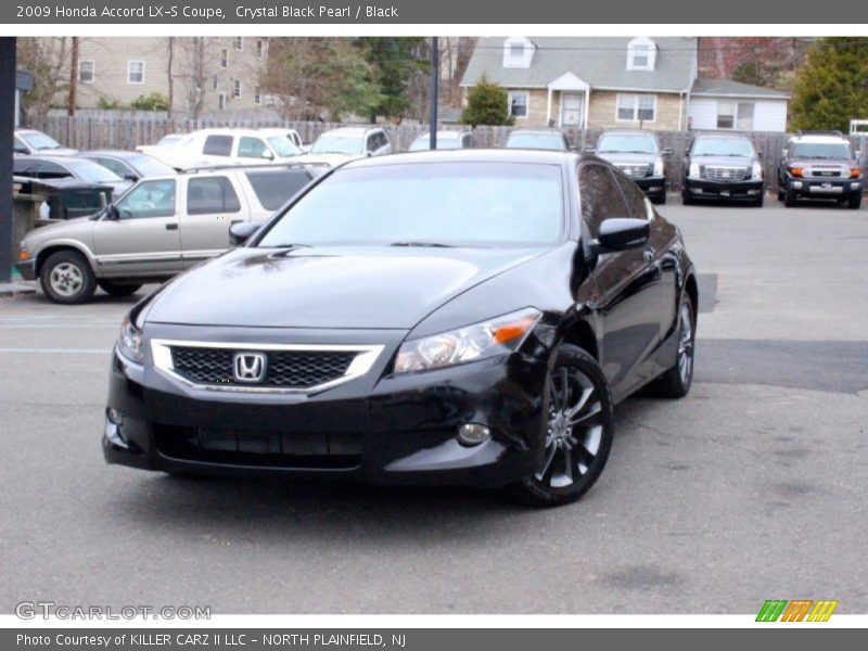 Crystal Black Pearl / Black 2009 Honda Accord LX-S Coupe