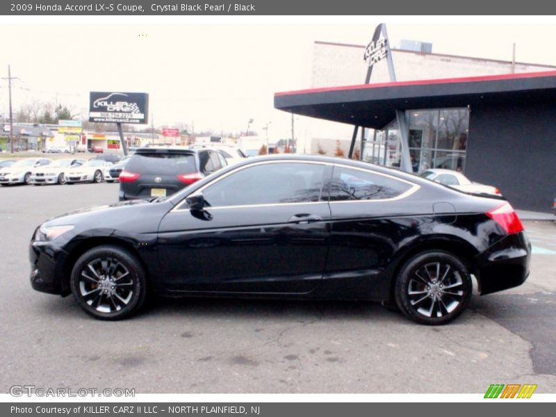 Crystal Black Pearl / Black 2009 Honda Accord LX-S Coupe