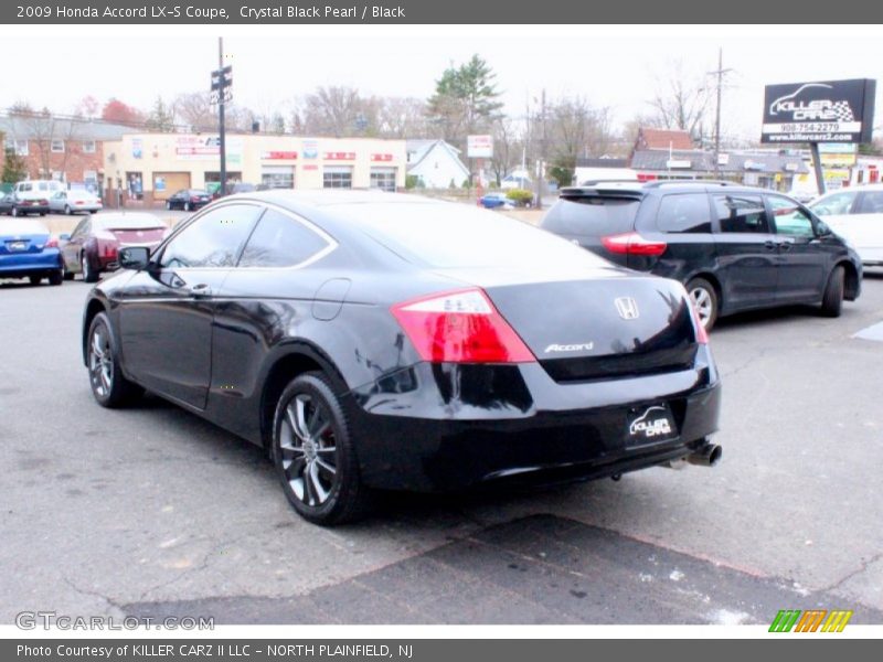 Crystal Black Pearl / Black 2009 Honda Accord LX-S Coupe