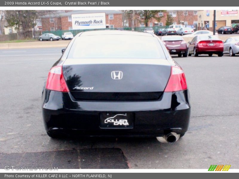 Crystal Black Pearl / Black 2009 Honda Accord LX-S Coupe