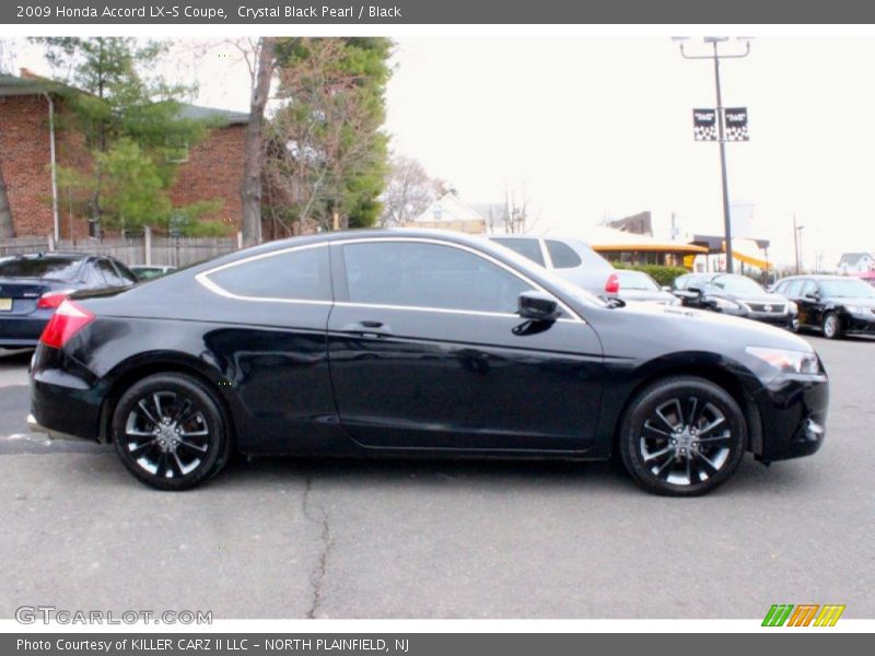 Crystal Black Pearl / Black 2009 Honda Accord LX-S Coupe