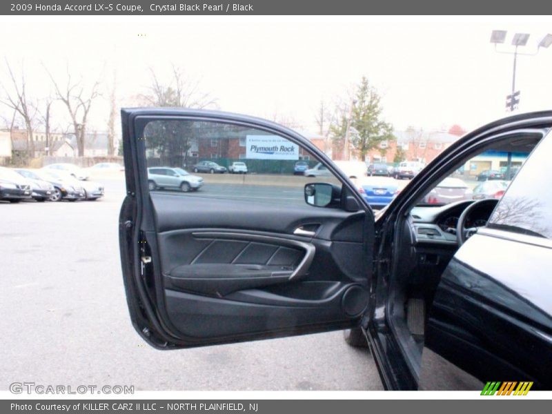 Crystal Black Pearl / Black 2009 Honda Accord LX-S Coupe