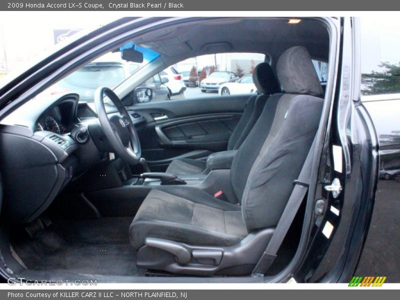 Crystal Black Pearl / Black 2009 Honda Accord LX-S Coupe
