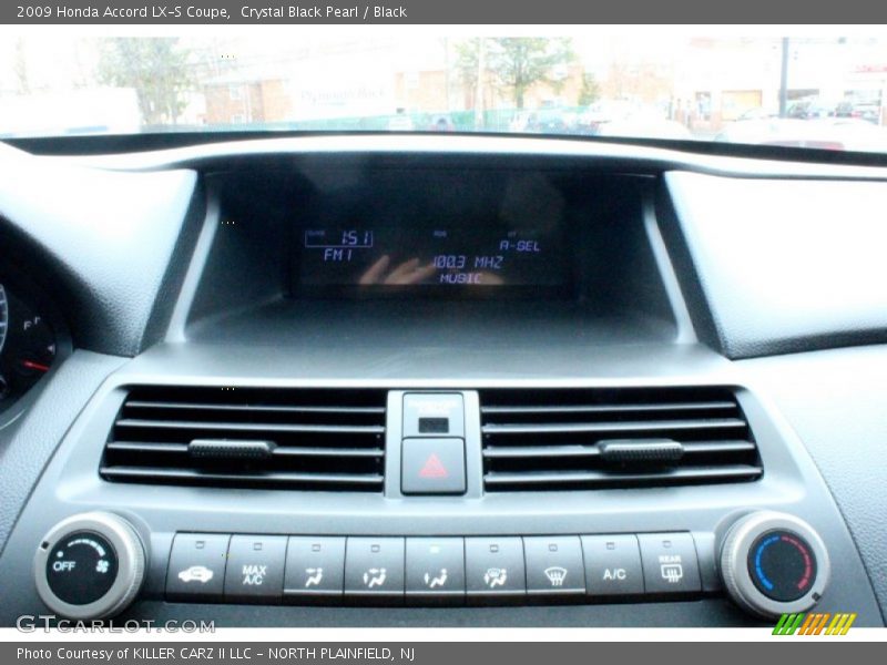 Crystal Black Pearl / Black 2009 Honda Accord LX-S Coupe