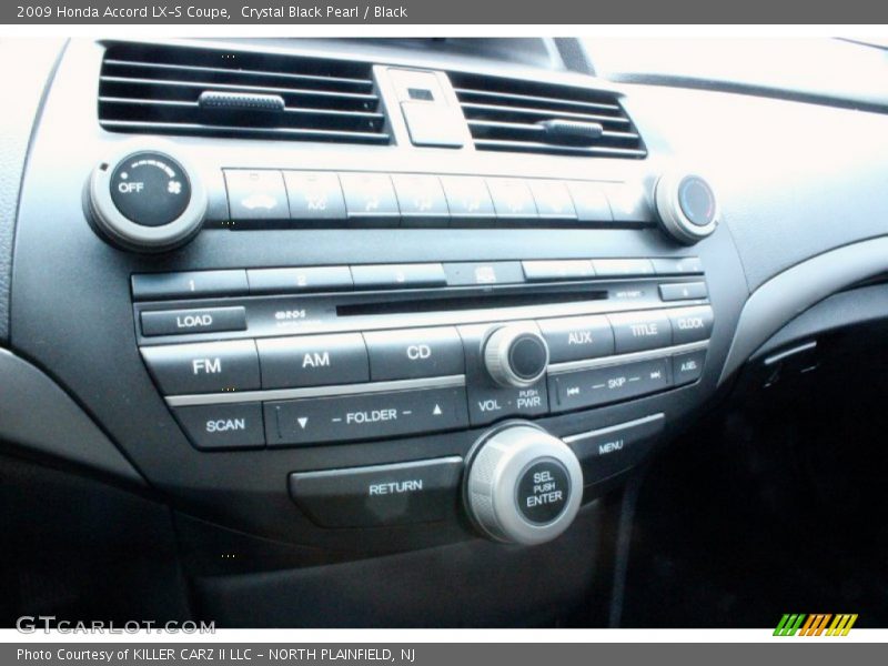 Crystal Black Pearl / Black 2009 Honda Accord LX-S Coupe