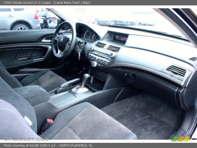 Crystal Black Pearl / Black 2009 Honda Accord LX-S Coupe