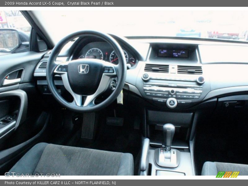Crystal Black Pearl / Black 2009 Honda Accord LX-S Coupe