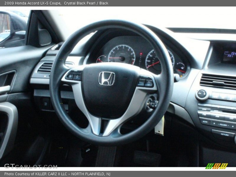 Crystal Black Pearl / Black 2009 Honda Accord LX-S Coupe