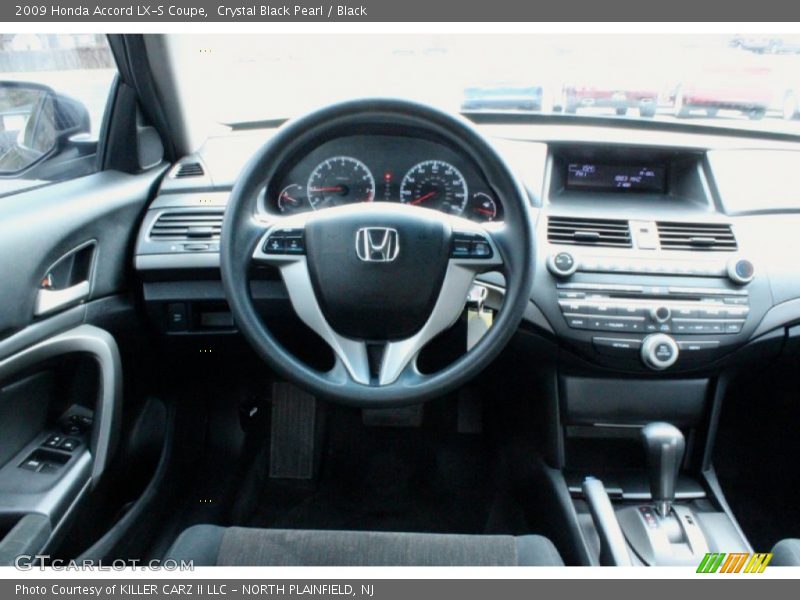 Crystal Black Pearl / Black 2009 Honda Accord LX-S Coupe