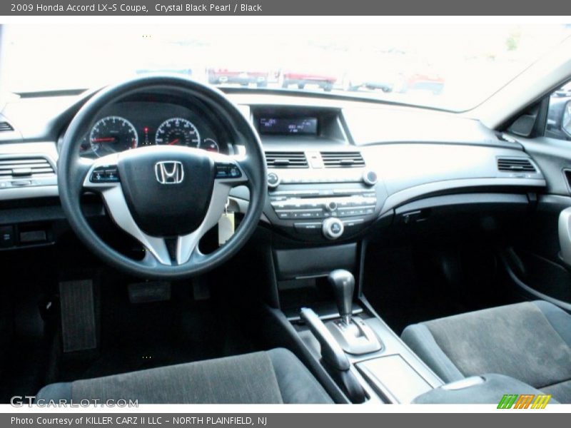 Crystal Black Pearl / Black 2009 Honda Accord LX-S Coupe