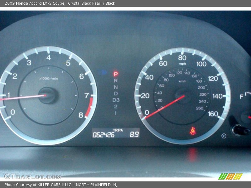 Crystal Black Pearl / Black 2009 Honda Accord LX-S Coupe