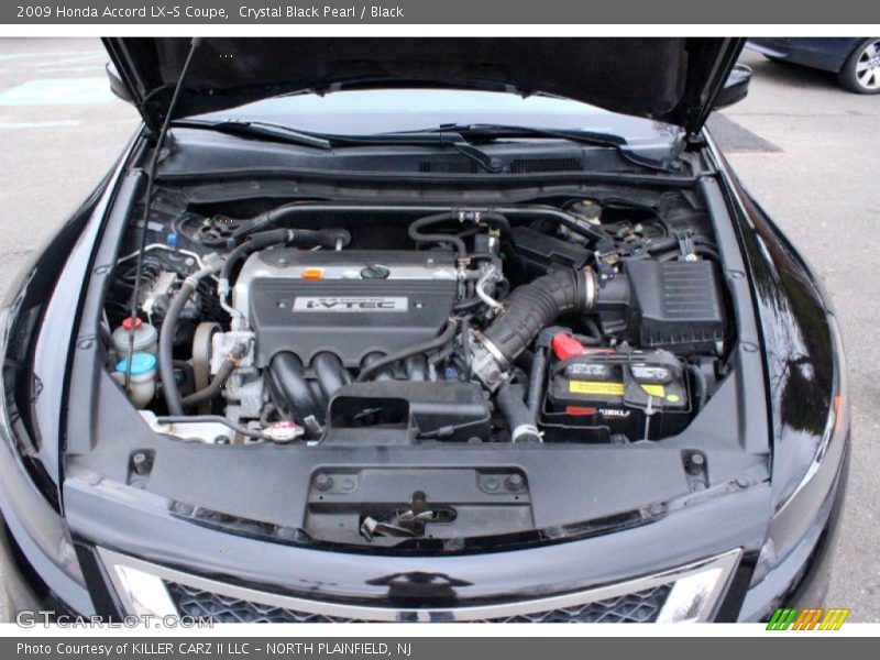 Crystal Black Pearl / Black 2009 Honda Accord LX-S Coupe