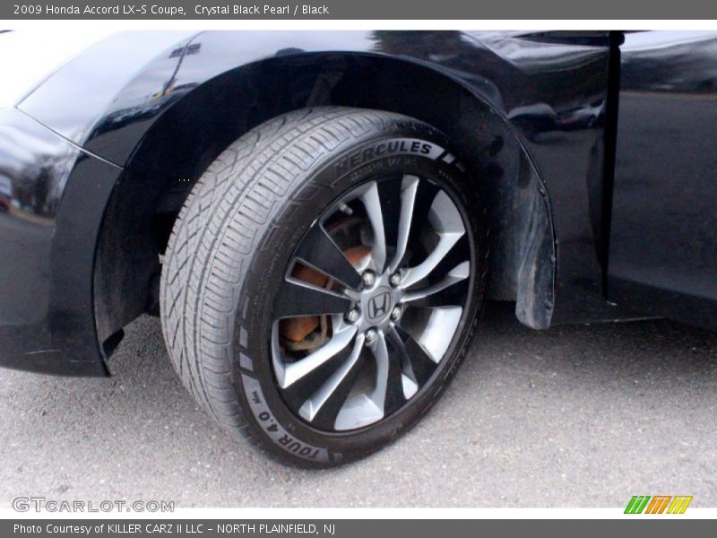 Crystal Black Pearl / Black 2009 Honda Accord LX-S Coupe