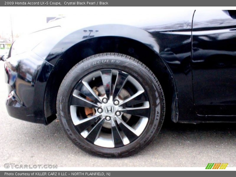 Crystal Black Pearl / Black 2009 Honda Accord LX-S Coupe
