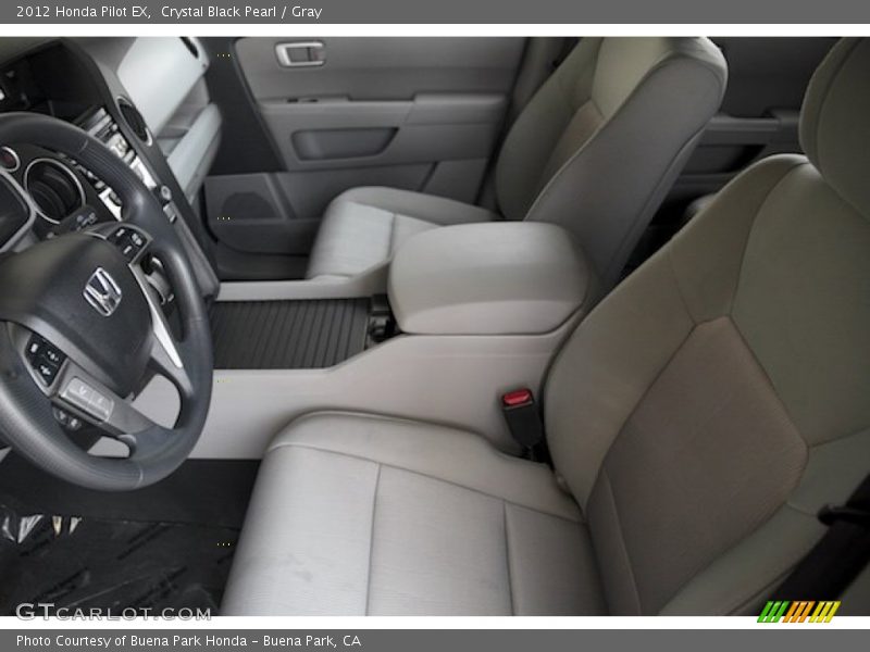 Crystal Black Pearl / Gray 2012 Honda Pilot EX