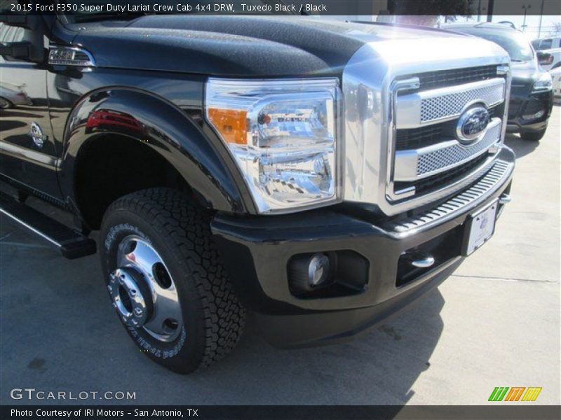 Tuxedo Black / Black 2015 Ford F350 Super Duty Lariat Crew Cab 4x4 DRW