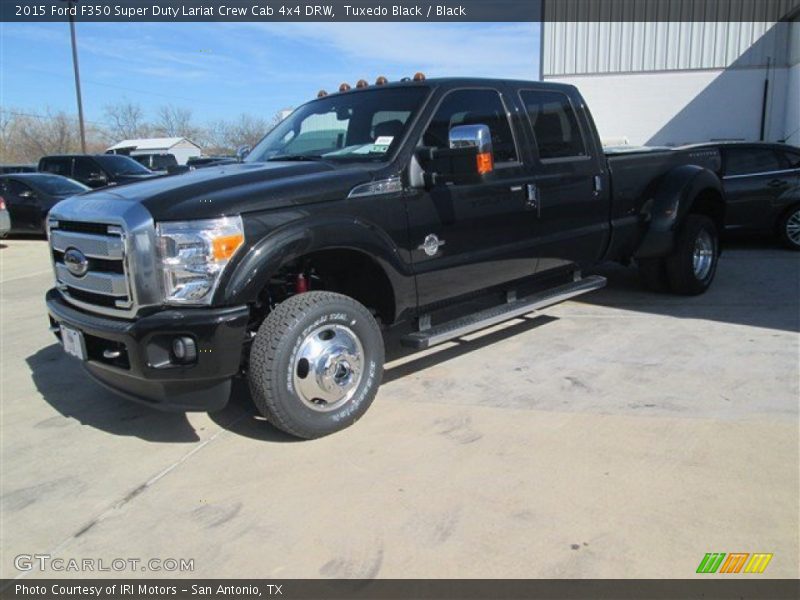 Tuxedo Black / Black 2015 Ford F350 Super Duty Lariat Crew Cab 4x4 DRW