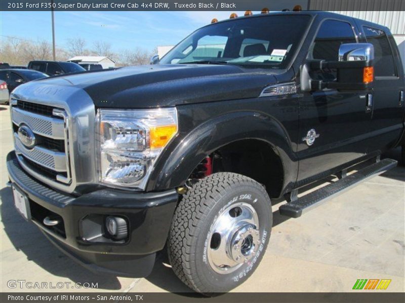 Tuxedo Black / Black 2015 Ford F350 Super Duty Lariat Crew Cab 4x4 DRW