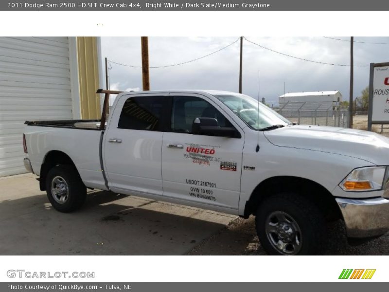 Bright White / Dark Slate/Medium Graystone 2011 Dodge Ram 2500 HD SLT Crew Cab 4x4