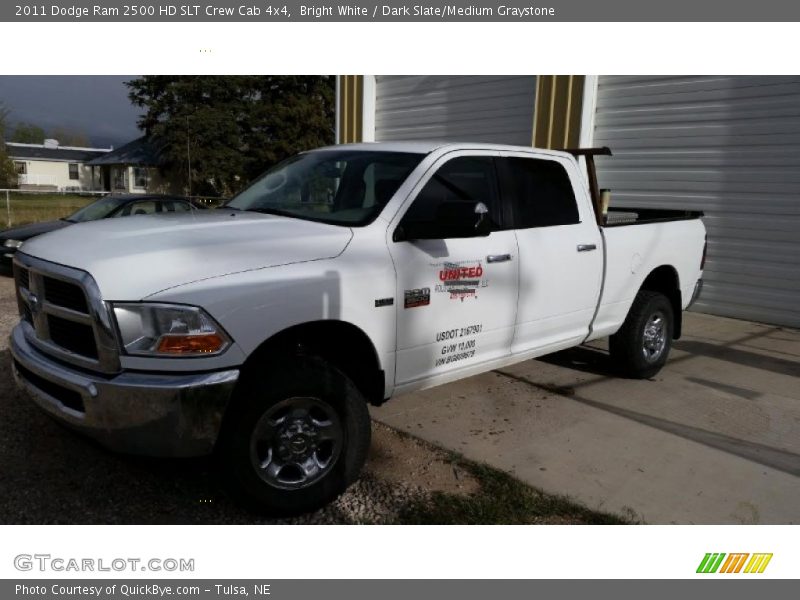 Bright White / Dark Slate/Medium Graystone 2011 Dodge Ram 2500 HD SLT Crew Cab 4x4
