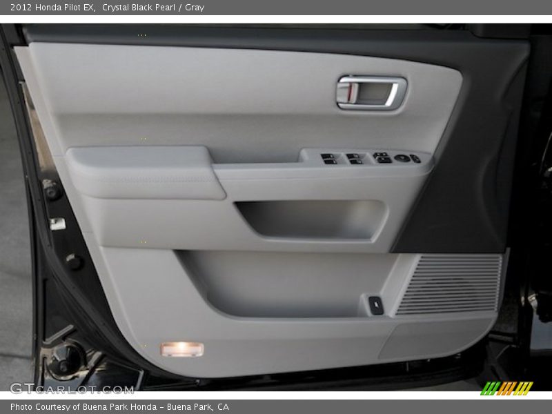 Crystal Black Pearl / Gray 2012 Honda Pilot EX