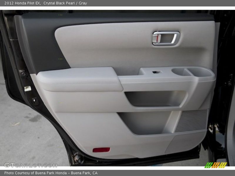 Crystal Black Pearl / Gray 2012 Honda Pilot EX