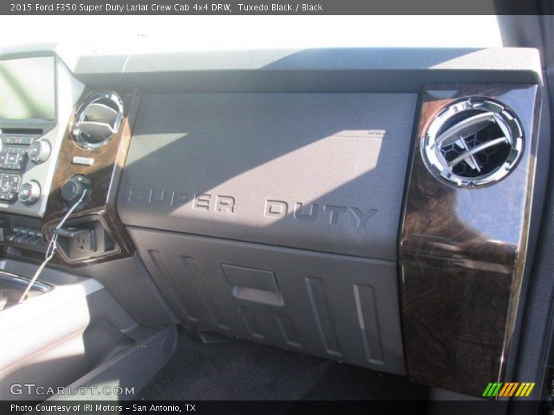 Tuxedo Black / Black 2015 Ford F350 Super Duty Lariat Crew Cab 4x4 DRW