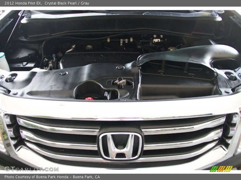Crystal Black Pearl / Gray 2012 Honda Pilot EX