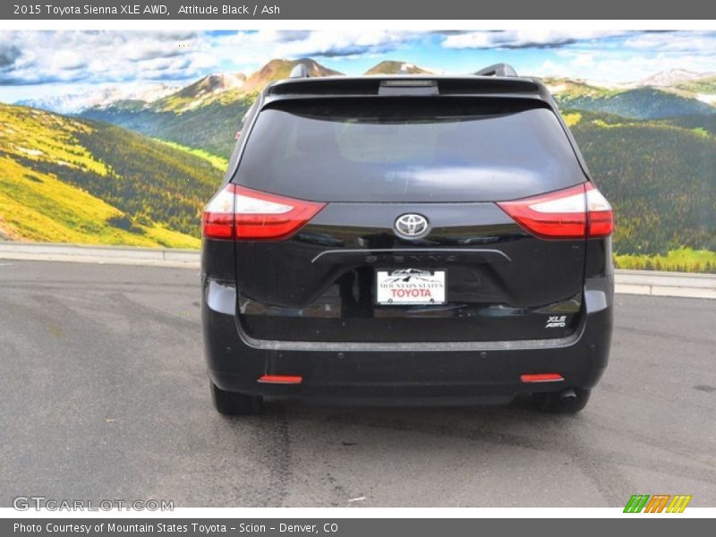 Attitude Black / Ash 2015 Toyota Sienna XLE AWD