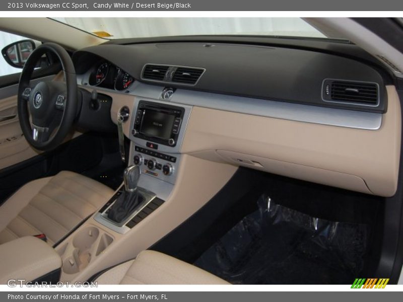 Candy White / Desert Beige/Black 2013 Volkswagen CC Sport